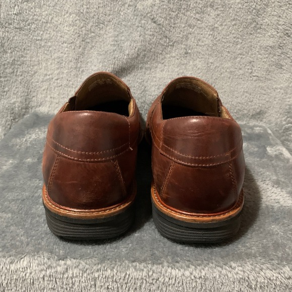Dansko Mens Jackson Brown Leather Slip On Loafers Shoes Size 46 12-12.5 US